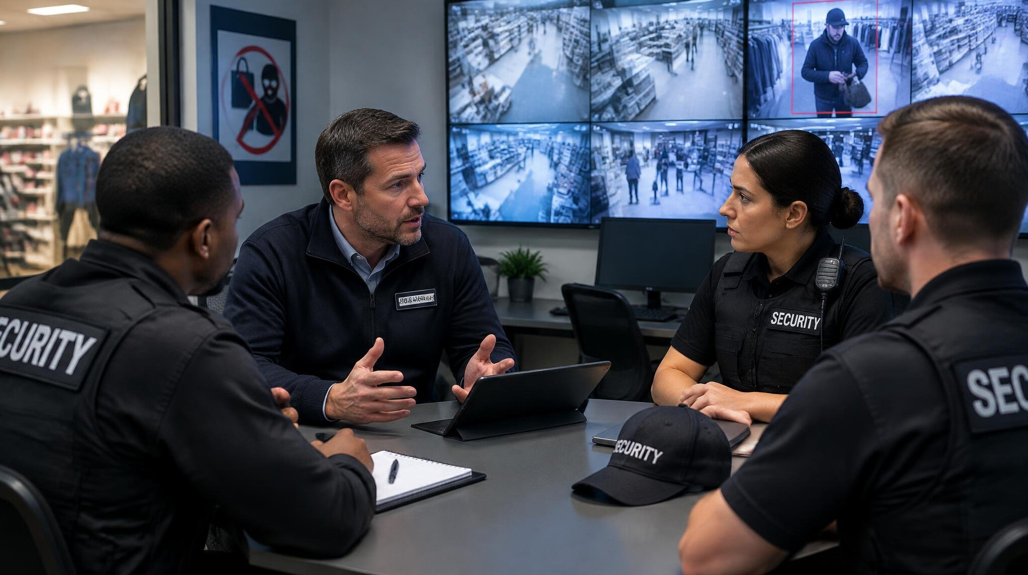 retail security team meeting